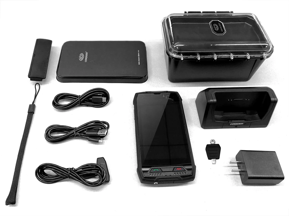 Conquest S11 IP68 Waterproof Shockproof 4G Smartphone 6GB RAM 128GB ROM 7000mAh PTT NFC Fringerprint OTG Rugged Mobile Phone