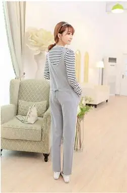 New arrival  Korean fashion large size maternity  pants autumn pregnant Bib SH-X5893