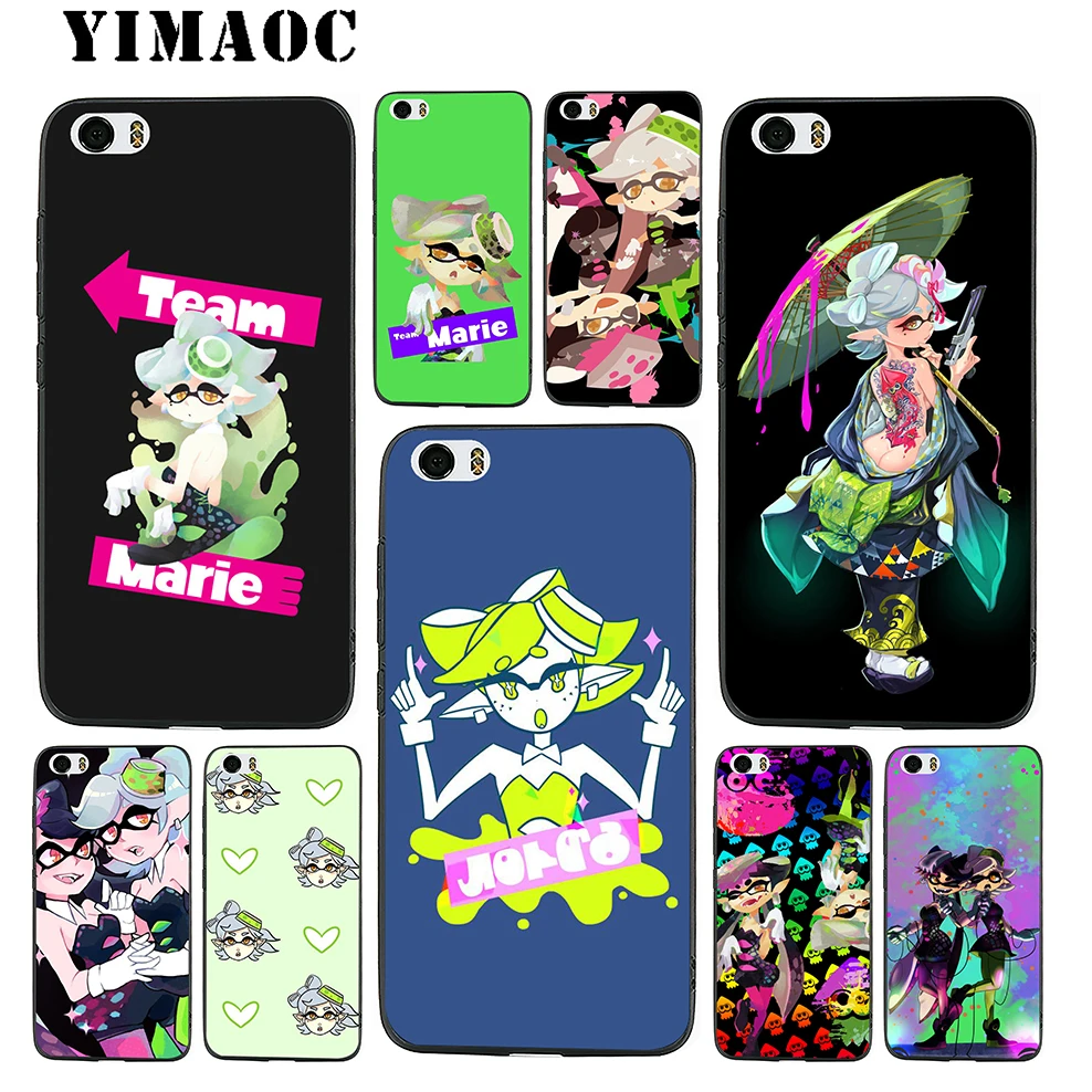 Мягкий силиконовый чехол YIMAOC Team Marie splotoon 2 для Xiaomi Redmi Note 9 Mi 8 Se 7 6 6A A1 A2 4X 4A 5A 5 MAX 3 MiA1 |
