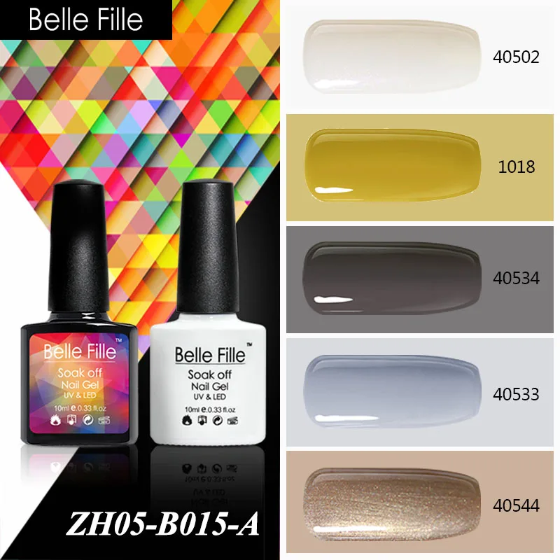 Belle FILLE Цвет сапфир Руби Роуз красный персик UV Гель лак Led пальто Дизайн ногтей