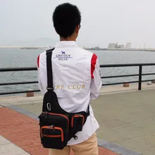 3 Colors Waist Fishing Tackle Bag Waterproof Outdoor Fishing Reel Lure Tackle Bagpack 32*39*12CM