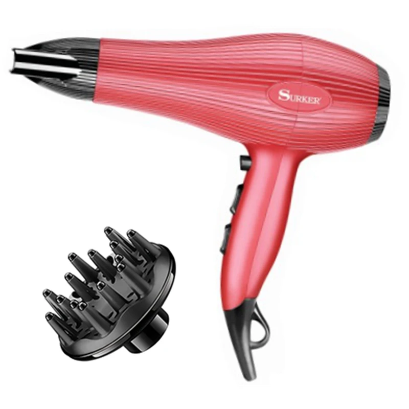 200w Professional Hair Dryer Blow Hot Air Style With Nozzles Hot Cold Air  Speed Adjust Salon Hair Styling Tool 220-240v Voltage - Hair Dryers -  AliExpress
