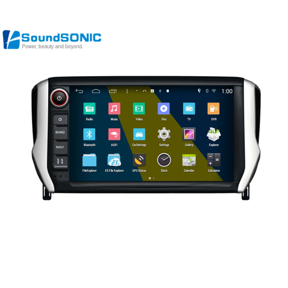 

For Peugeot 208 2008 Android 4.4.4 Car Radio Stereo DVD GPS Navigation Multimedia Audio Video Player Head Unit + Free HD Camera
