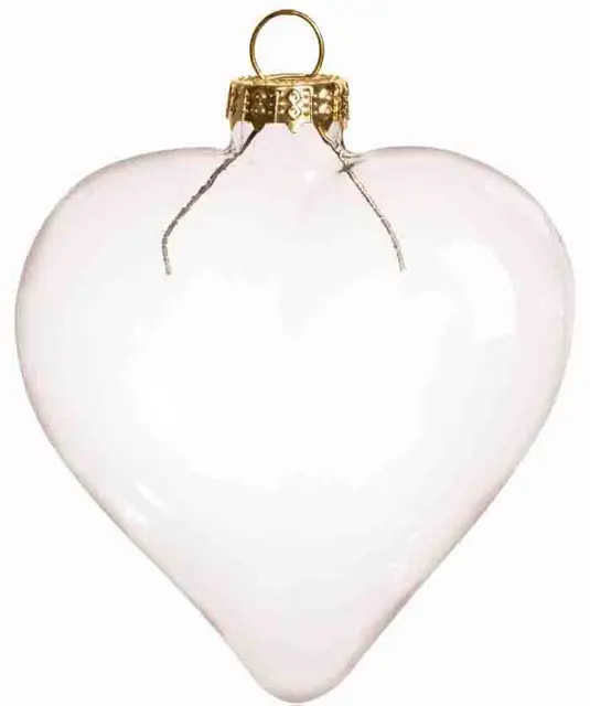Free Shipping DIY Paintable Transparent Clear Christmas Ornament Free Shipping DIY Paintable Transparent Clear Christmas Ornament Decoration 80*70mm Heart Shape Glass With Gold Cap, 100/Pack - Free Shipping DIY Paintable Transparent Clear Christmas Ornament