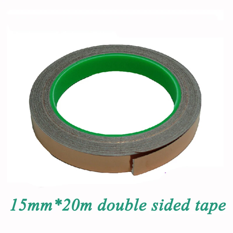 15mm*20m Length Conductive Copper Foil Tape Double Sided Conductive