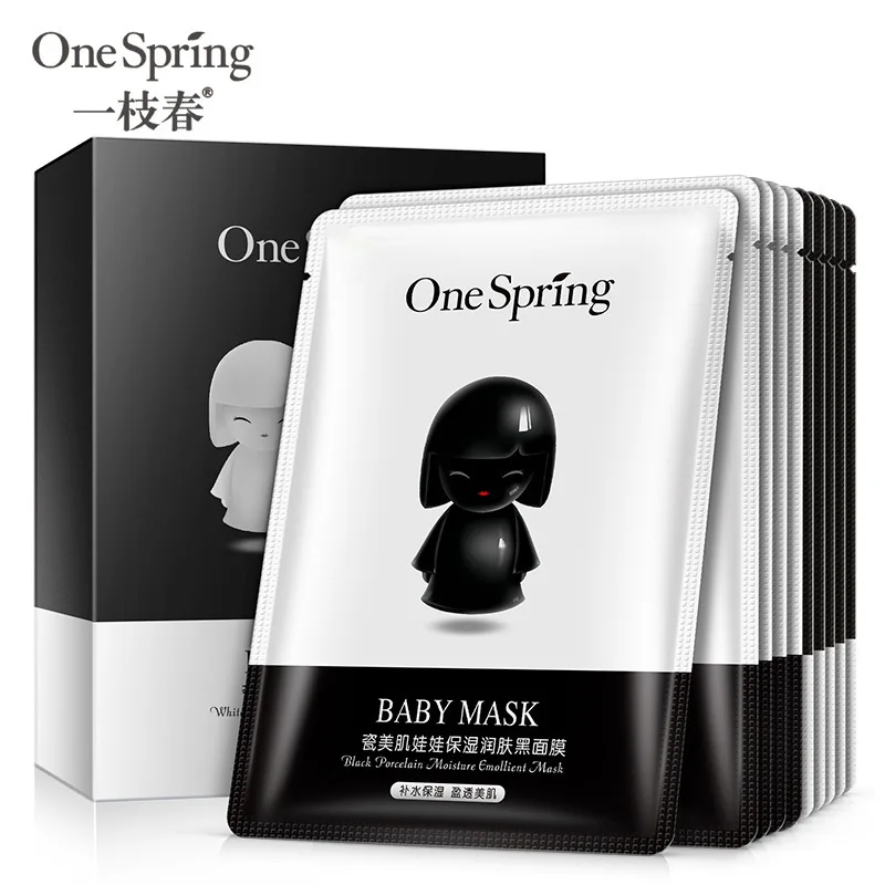 

10pcs OneSpring White Porcelain Doll Moisturizing Anti-Aging Mask Depth Replenishment Whitening Oil-control Face Care 30g