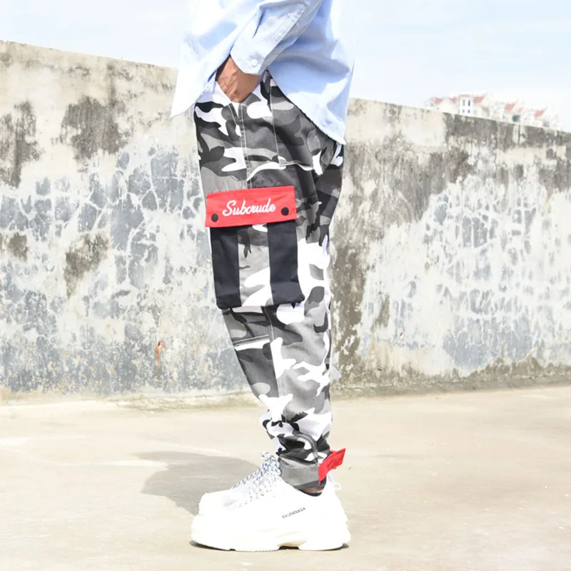 Harem Cargo Pants Men Joggers Big Size  (6)