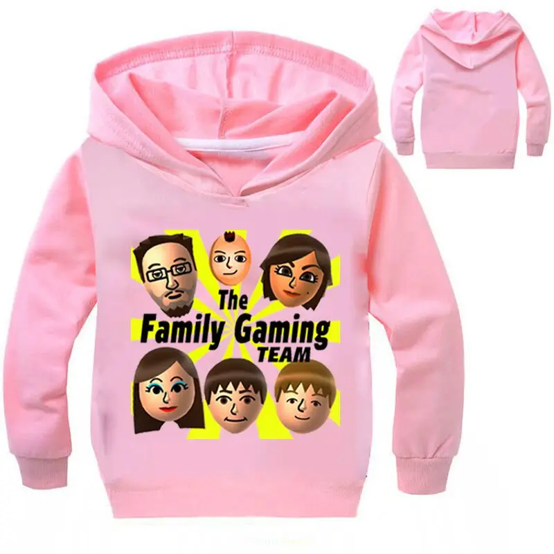 Детские толстовки футболка для мальчиков верхняя одежда семейная игровая команда одежда с принтом детские весенние пальто с капюшоном для девочек топы, футболки - Цвет: color at picture