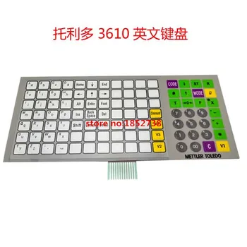 

5pcs/lot new original english version keyboard film for Toledo 3610 label balance