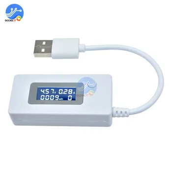 

USB Tester LCD Digital Display Battery Power Bank Charger Voltmeter Ammeter Capacity Detector USB Doctor DC 3-7V