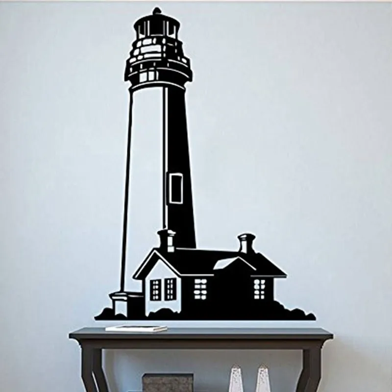 Lighthouse Wall Sticker Vinyl Stickers Decor Mural Art Living Room Home