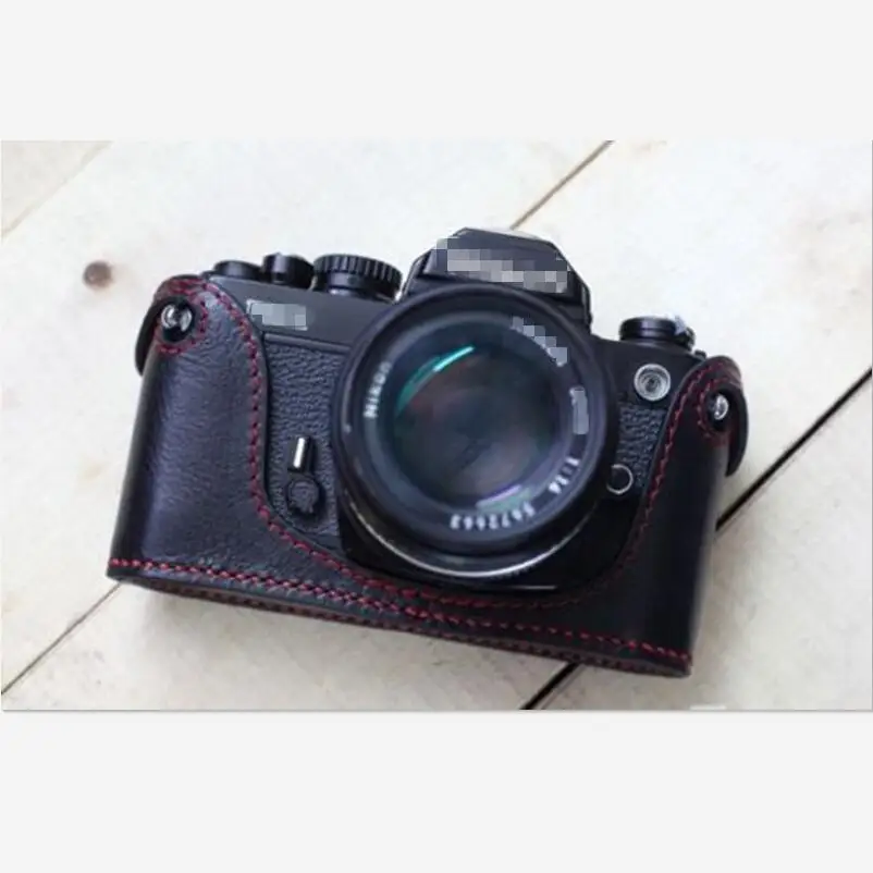 Чехол сумка из натуральной кожи ручной работы для камеры NIKON FM2 FM3a FE2. Пожалуйста