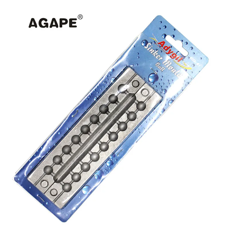 Agape DIY рыболовные шарики грузила пресс форма ADBASM/#1 8g 9 полостей|Рыболовные снасти| |