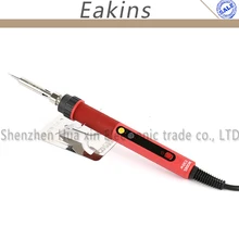 Электрический паяльник CXG E90W, светодиодный, цифровой, регулируемый, для ремонта температуры, сварочный инструмент, набор для пайки, 220 В, штепсельная вилка европейского стандарта