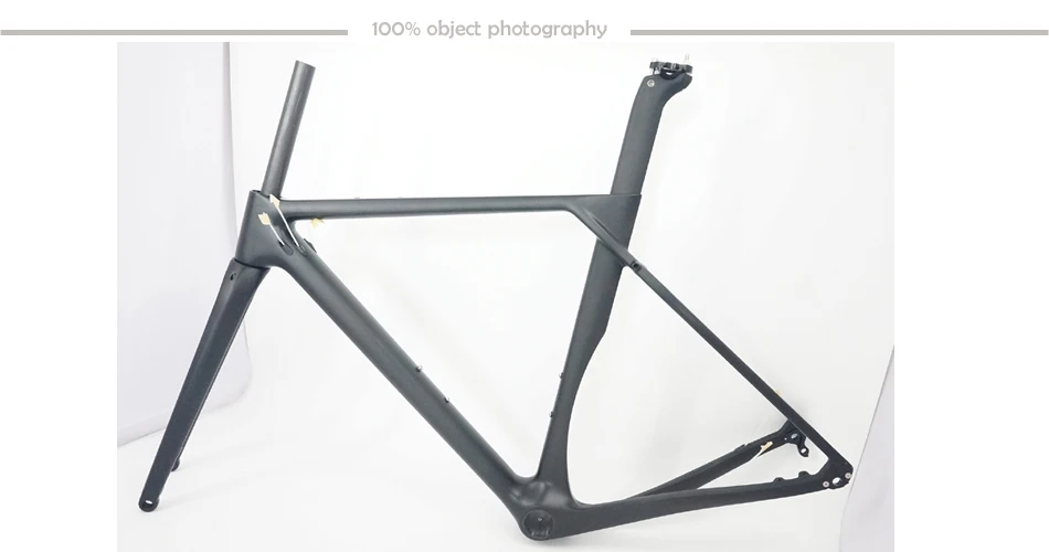Диск тормозной гравий велосипед рама полный углеродного волокна гравий велосипедная рама только 1080 г