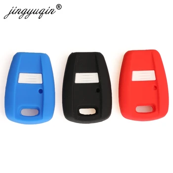Keyforkess 30 pz/lotto Car Styling chiave a distanza caso 1 pulsante per Fiat Punto Doblo Bravo Transponder Silicone Auto copertura chiave