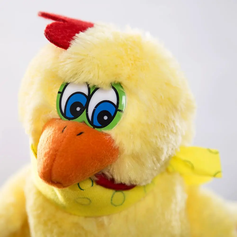 Brinquedo de Pelúcia Boneca de Frango com Três Ovo de Galinha Engraçado Galinha Bonito Elétrica Dança Cantando Ovos Crianças Brinquedo Que 7 Brinquedos e hobbies
