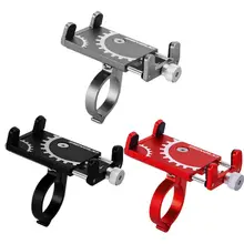 Aluminum Bicycle Phone Holder MTB Mountain Road Bike Motorcycle For 3.5-6.5 inch mobile support GPS Cycling Bracket Mount