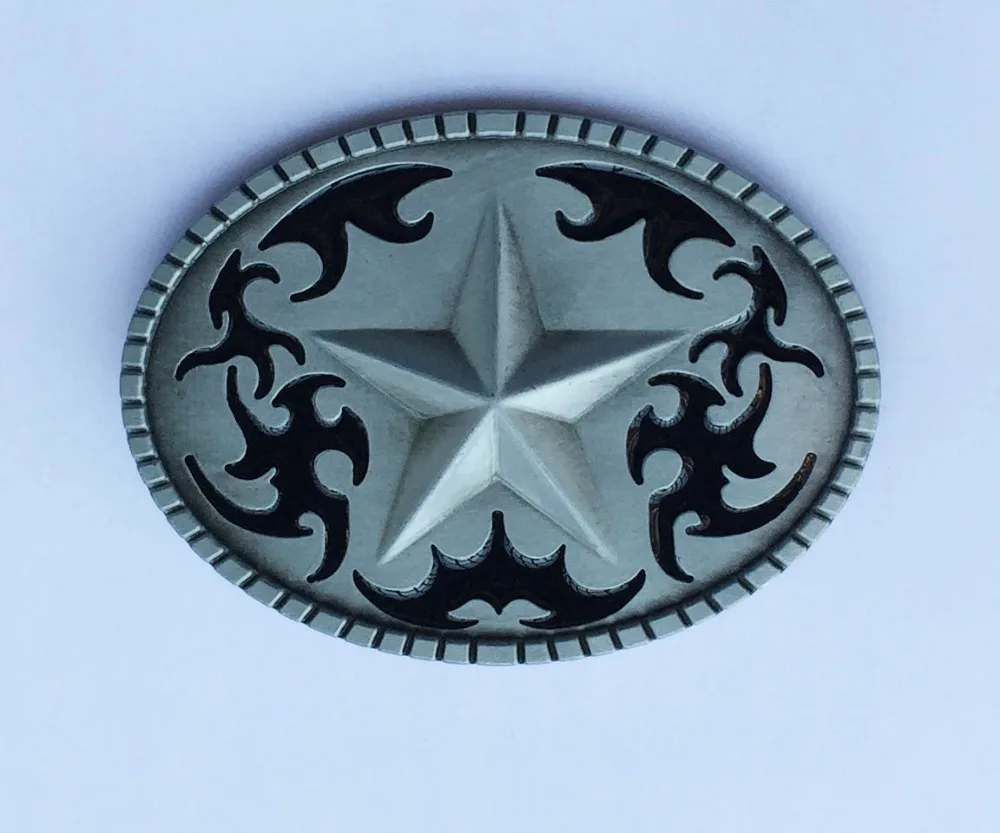 Western Texas Star Belt Buckle By Crazy Fun Metal SW-BY557 suitable for 4cm wideth snap on belt with continous stock | Дом и сад