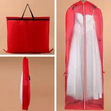 Складная свадебное платье мешок для хранения платье одежда защита, костюм, покрытие чехол для невесты свадебное платье пыленепроницаемый мешок протектор