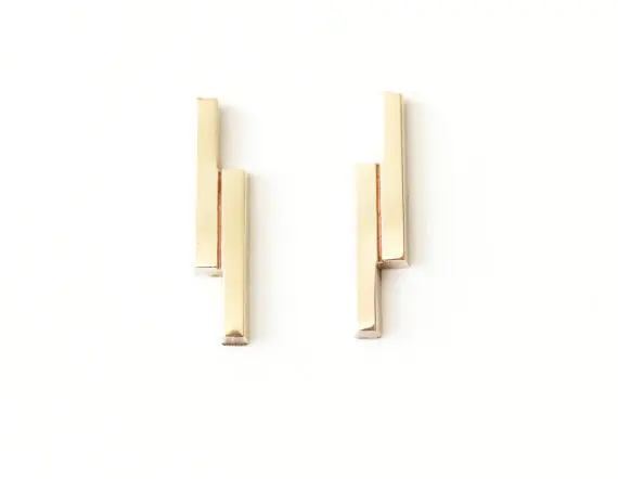 Fashion Double Bar Earrings