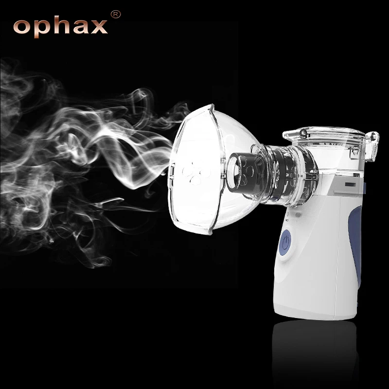 

OPHAX Handheld Portable Nebulizer Machine Mini Ultrasonic Inhaler Respirator Humidifier Kit Health Care Family Inhaler Machine