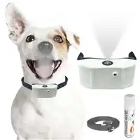 หยุด Barking Citronella ชาร์จปลอกคอสุนัข Anti Bark Pet Train Mist สเปรย์