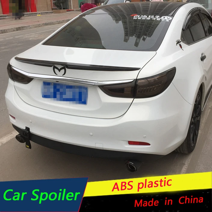 

For Mazda 6 ATENZA Spoiler High Quality ABS Material Car Rear Wing Primer Color Fit 2014/15/16/17/18 ATENZA Trunk Spoiler Sport