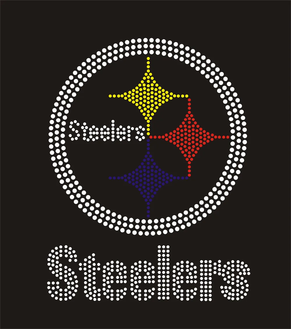 

Free Shipping 15pcs/lot Rhinestones Heat Transfer Design Iron On Motifs patches