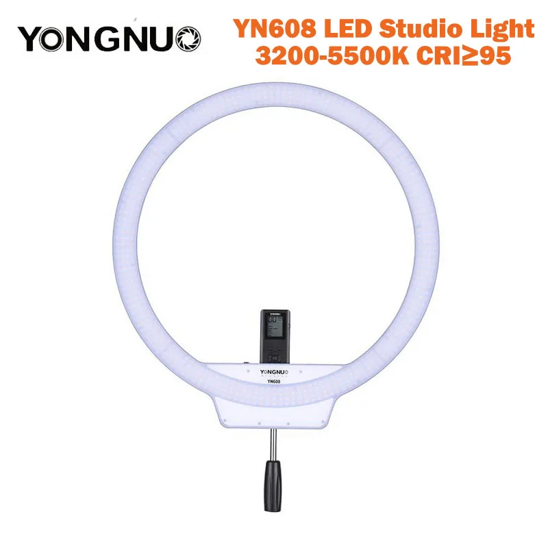 bilder für Yongnuo yn608 ring studio licht 3200 karat ~ 5500 karat bi-farbe justierbare wireless remote led-videoleuchte cri> 95 mit handgriff bilder für Yongnuo yn608 ring studio licht 3200 karat ~ 5500 karat bi-farbe justierbare wireless remote led-videoleuchte cri> 95 mit handgriff