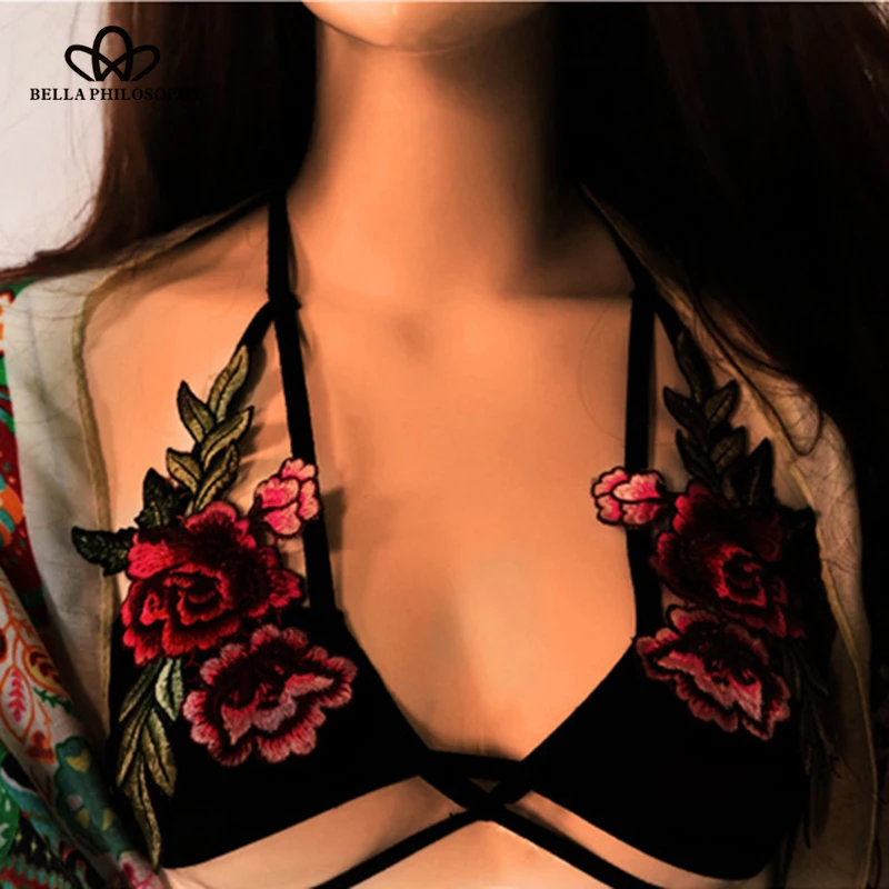 Wonder 2018 new summer fashion sexy Straps Intimates Lingerie Embroidery Sexy bra New Underwear Women bra girls bra