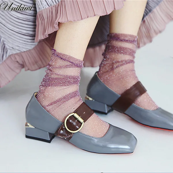 

7 Colors.Women's Novelty Loose Glitter Socks.Thin Sliver Shiny Mesh Ankle Socks.Sexy Ladies Retro Gauze Fishnet Socks Sox Meias