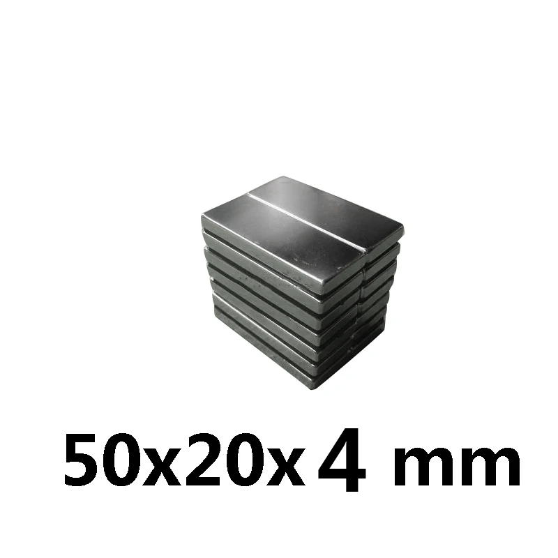 

1pcs 50x20x4mm Super strong neo neodymium magnet 50x20x4, NdFeB magnet 50*20*4mm, 50mm x 20mm x 4mm magnets 50mmx20mmx4mm