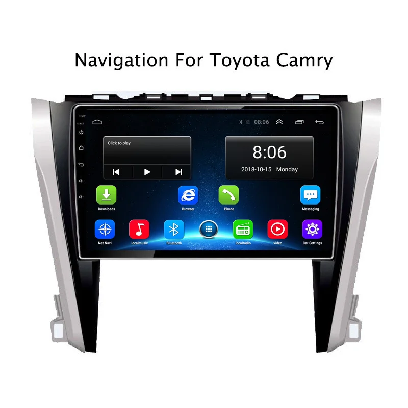 NAVITOPIA 10 1 дюймов 4G LTE wifi головное устройство для Toyota Camry 2015 2016 Android 6 0 2G + 32G