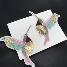 Пользовательские нашивки с блёстками аппликация для одежды 500 шт. для каждого варианта дизайна/размер