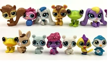 15pcs lot PVC 3 3 5cm Anime figure random send Little Pet action figure set collectible