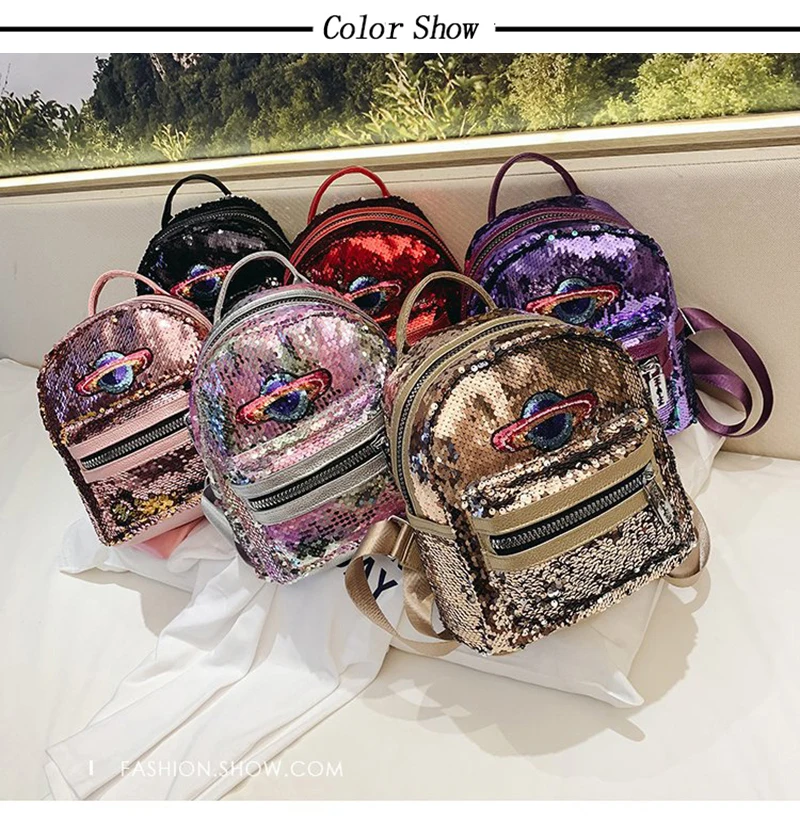 Мини Женский рюкзак для девочек-подростков с блестками, Женский школьный рюкзак для школы, сумки, противоугонные рюкзаки для женщин, s сумки
