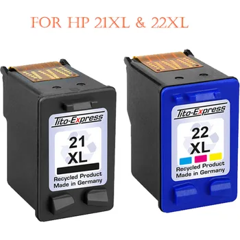 

Hisaint Listing Hot Best Remanufactured for HP 21XL & 22XL Ink Cartridges For use with For HP Deskjet F375 F380 Printers