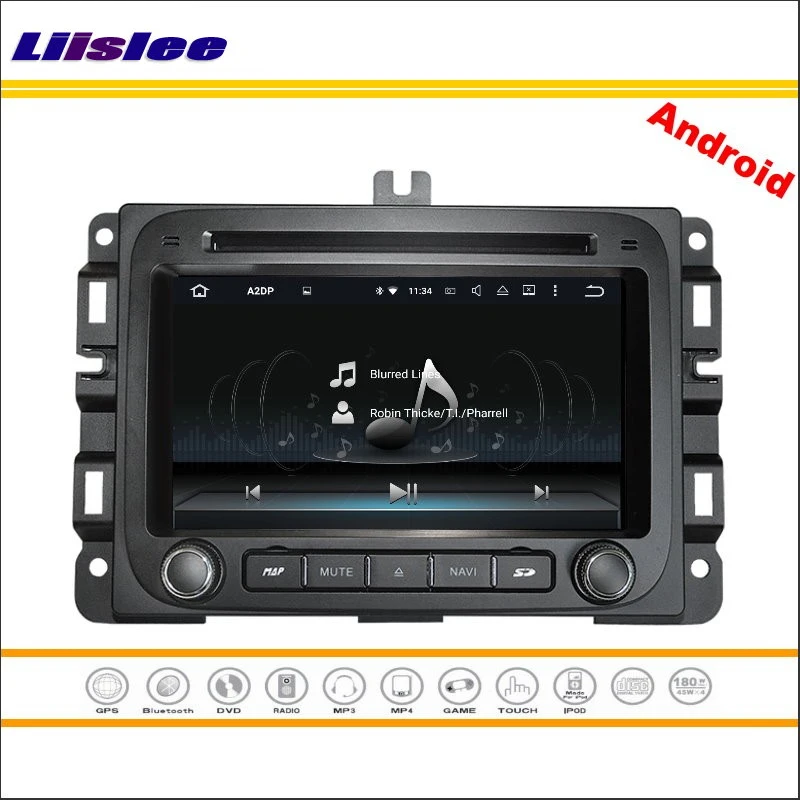 Sale Liislee Car Android Multimedia For Dodge RAM 1500 2014~2016 Stereo Radio Video CD DVD Player GPS Map Nav Navi Navigation System 4
