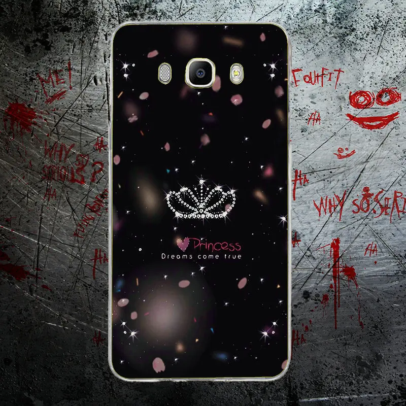 Мягкие силиконовые чехлы для телефона из ТПУ для Samsung Galaxy A3 A5 A7 J5 J7 J3 J1 J2 Coque основа queen Корона короля принцессы - Цвет: Picture 10