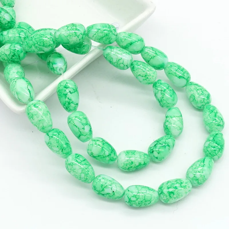 60 x Gemischte Herzperlen zur Schmuckherstellung Beads Spacer Basteln Deko