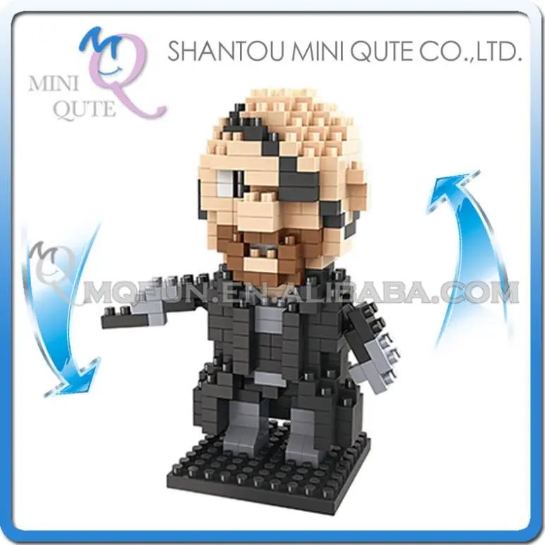 5pcs/lot Mini Qute HSANHE movable hands Marvel Avenger Nicholas Joseph Fury Super hero building block educational toy NO.8116 | Игрушки и
