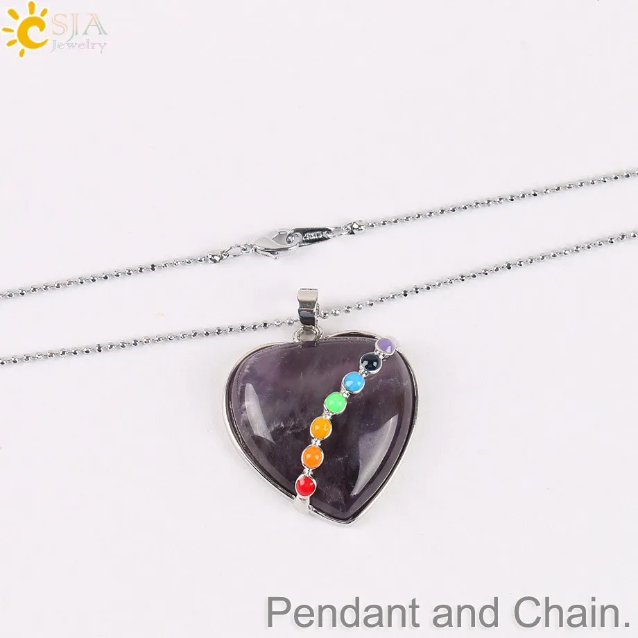 Amethyst Pendant Necklace