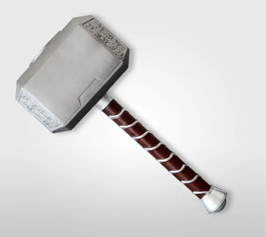 73cm Cosplay 1: 1 Thor Hammer Ax Ax Hammer Thor Thunder Stormbreaker Figure Model Role Playing PU Toy