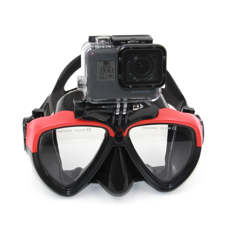 3 Colors Diving Mask Underwater Diving Glasses Anti-fog Adult Swimming Glasses with Detachable Mount For GoPro Xiaomi Yi1 Camera (10)
