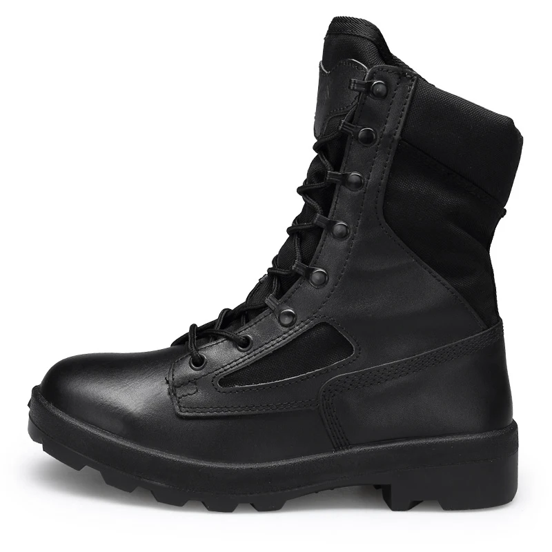

Winter Military Boots Men Botas Militares Quality Men's Tactical military Combat Boots Army Work Shoes Leather Askeri Bot Men's