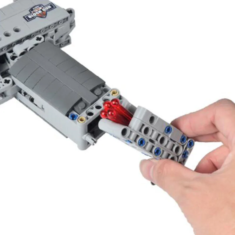 Weapon Toy Gun Desert Eagle Model DIY Building Blocks Revolver Airsoft Pistol With Bullet Outdoor Game For Children Gift Boys to