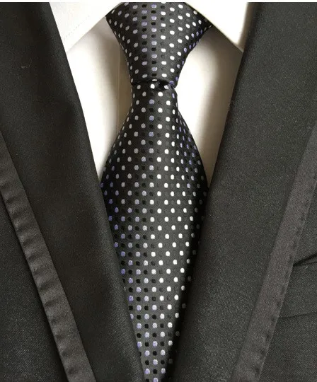 Модный классический мужской галстук в клетку, Полосатый жаккардовый Шелковый галстук, деловой формальный свадебный галстук 8 см, 1200 игл - Цвет: Y-126