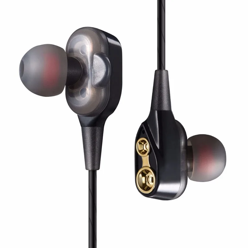Двухдинамические Bluetooth наушники с микрофоном Hansfree бас стерео музыка
