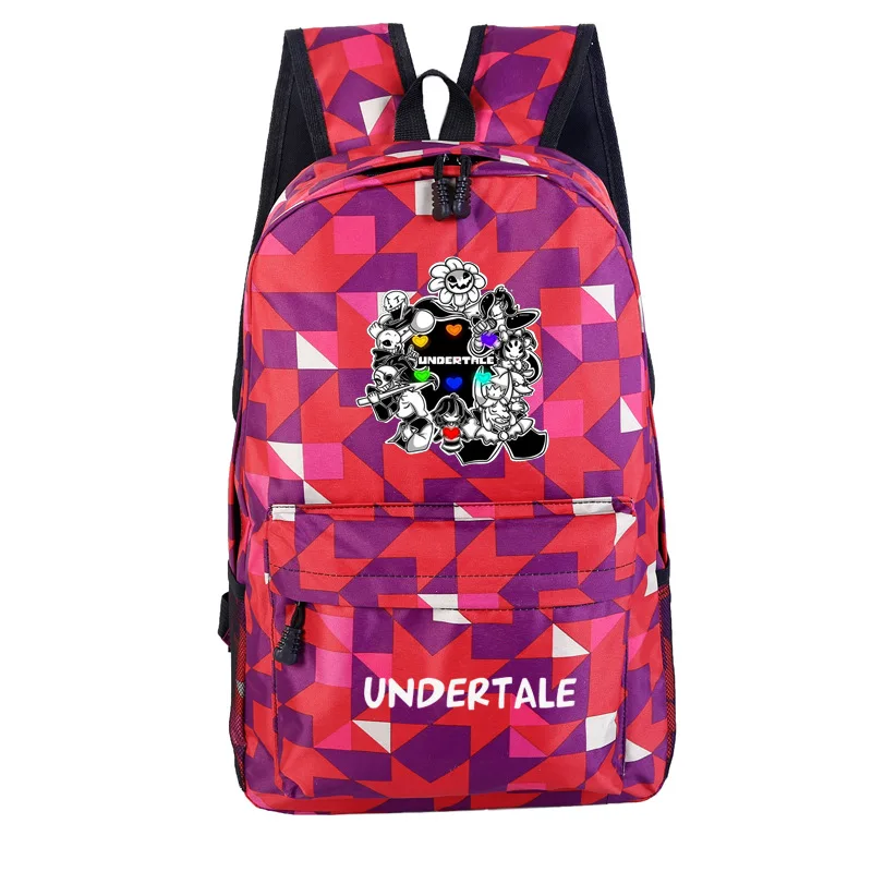 Undertale Sans мультфильм рюкзак Frisk Toriel Papyrus школьная сумка для студентов книжные сумки ноутбук Плечи сумка мужские дорожные сумки - Цвет: C